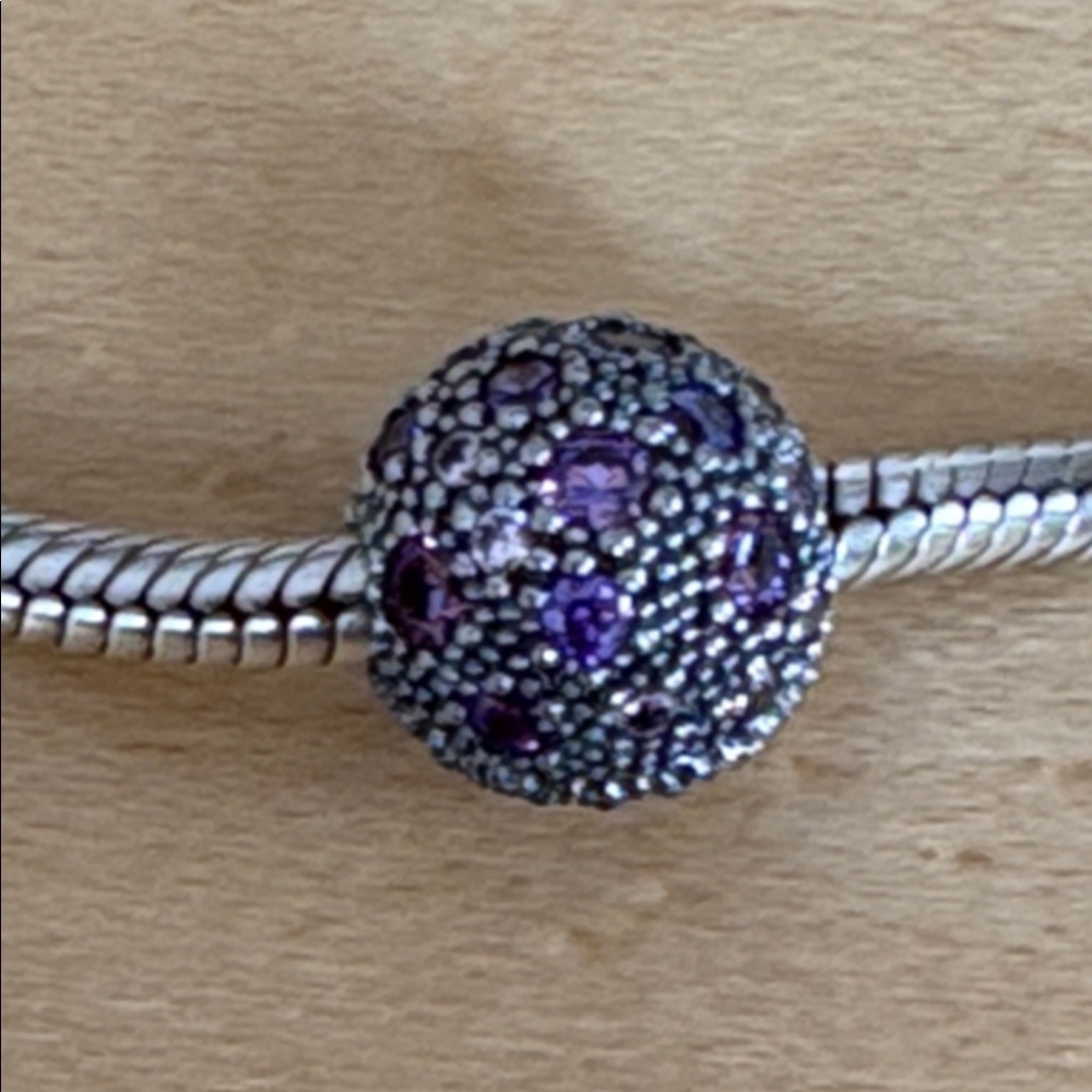Pandora Cosmic Stars Clip with Purple and Pink - Picture 2 of 8
